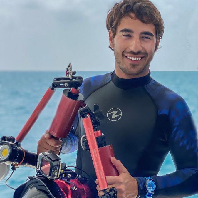 dive ambassador Rafael Fernandez